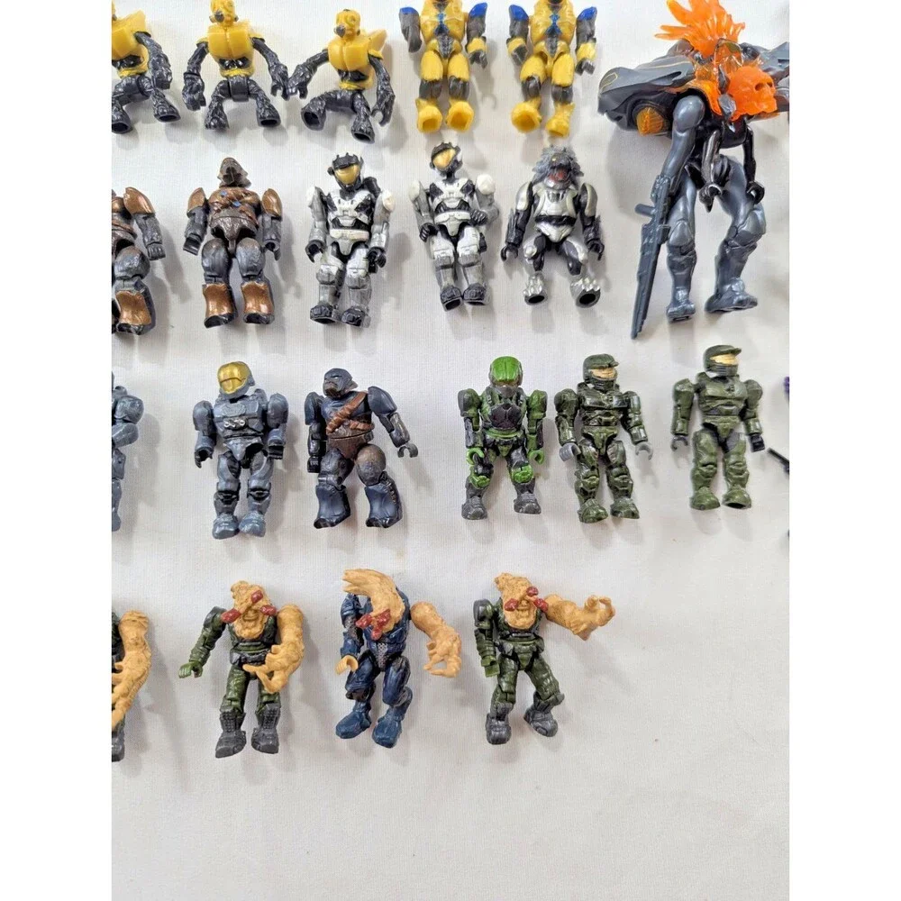 Promethean Knight Pelican Gunship HALO Mega Bloks Lot 54 Pieces MISSING ARM